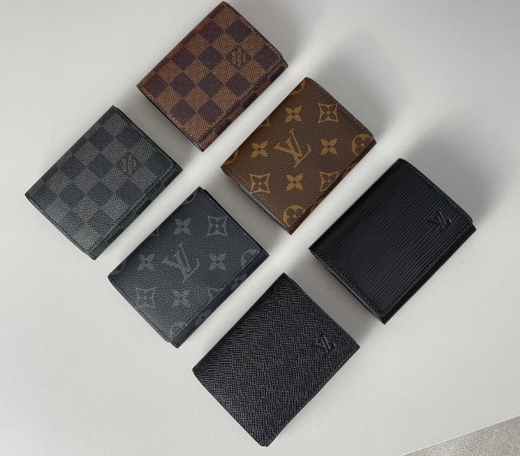 L\V NEW WALLETS ENVELOPPE CARTE DE VISITE N63338 M12874 M63801 M62292 M64595 250521
