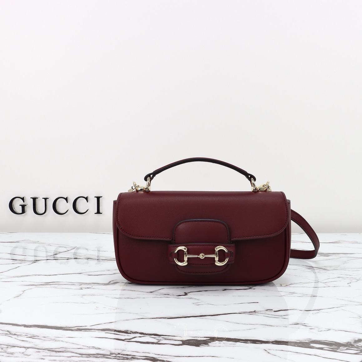 Gucci Horsebit 1955 Sabato De Sarno  Rosso Ancora 815206  22.6x12.7x5.6cm 815178，815206，815205