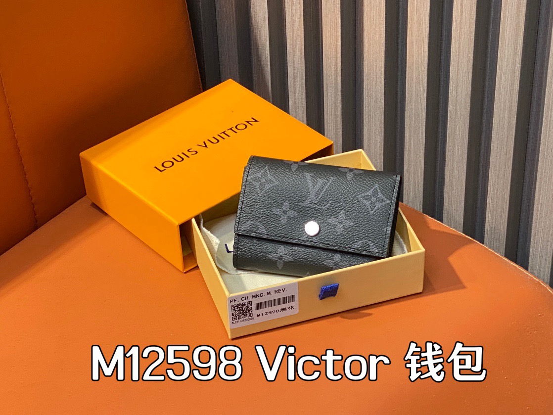 L\V Victor WALLET Monogram Shadow M12635 M12598 11.5 x 9 x 2.5CM