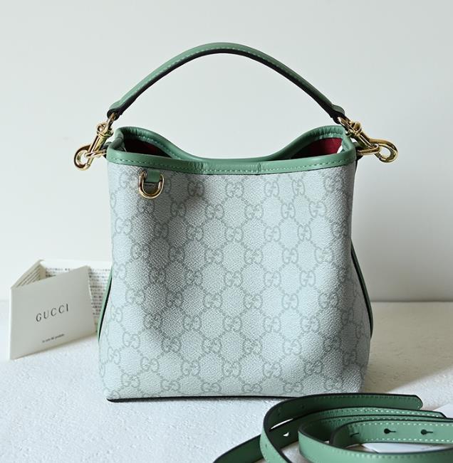GUCCI NEW WOMENS HANDBAG 815118 19x18x11cm GG Emblem 250623