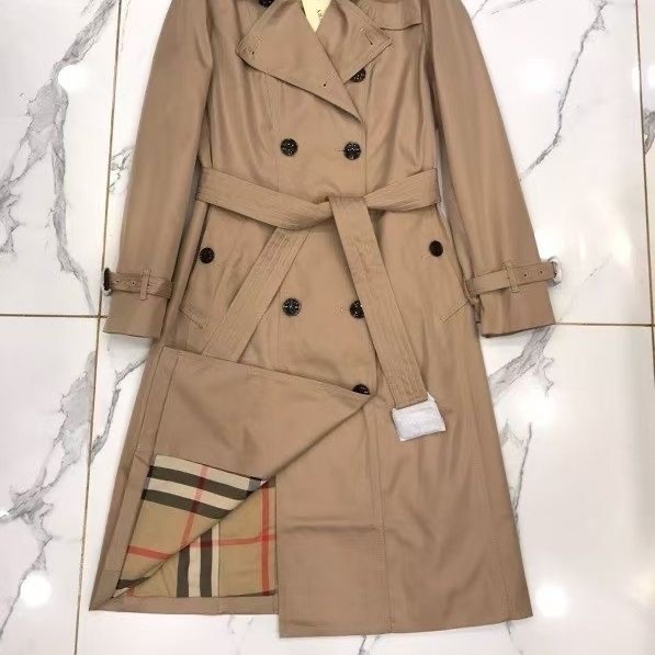 Bur,berry WOMENS Trench coat overcoat duster coat windbreaker 260126